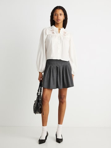 Gina Tricot Bluzka w kolorze biały