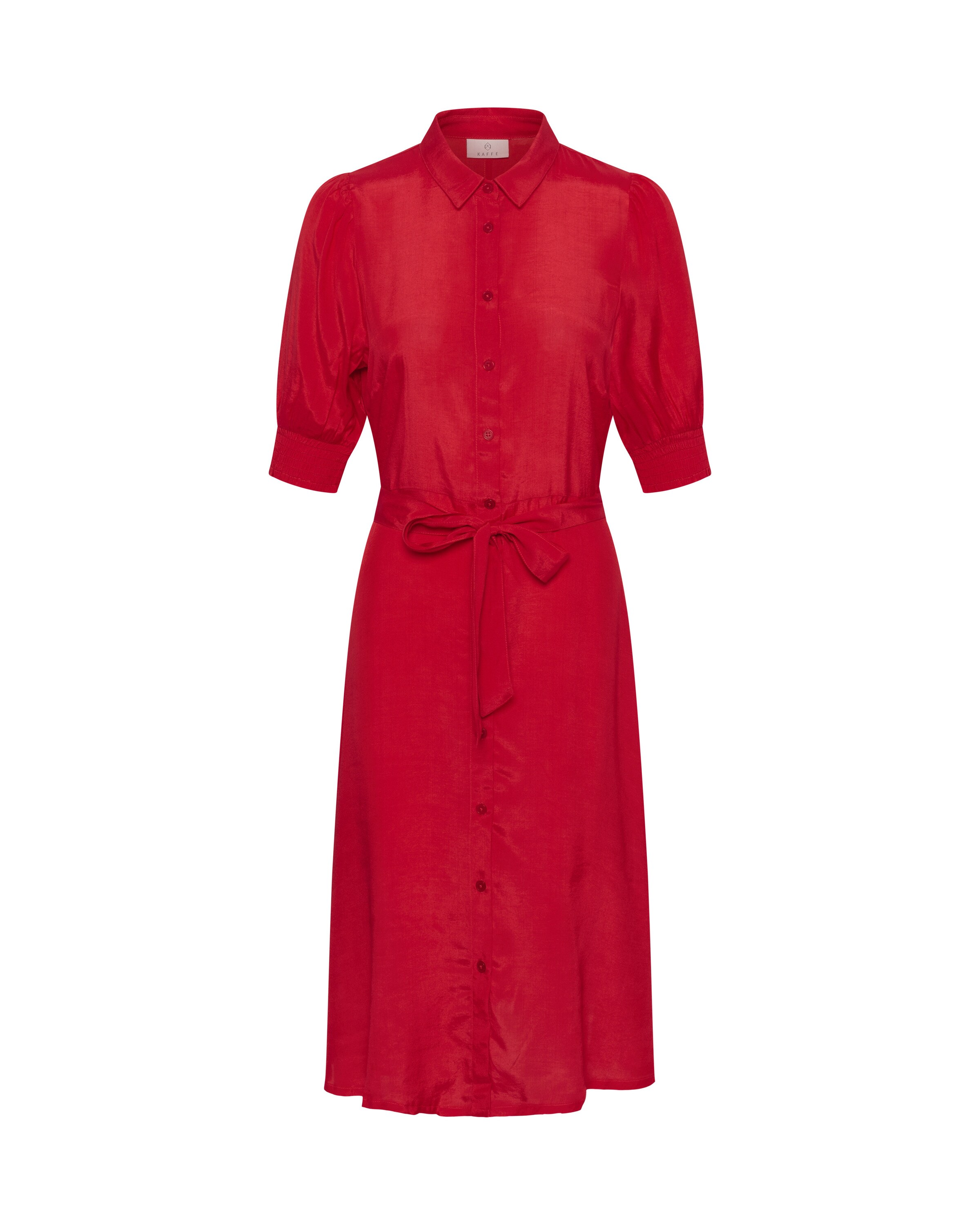 Kaffe Blusekjole 'KAemine' i rød: forside