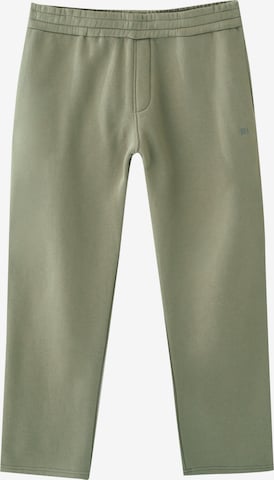 Pull&Bear Regular Broek in Groen: voorkant