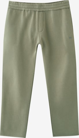 Regular Pantalon Pull&Bear en vert : devant