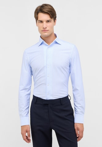 ETERNA Slim fit Zakelijk overhemd in Blauw: voorkant