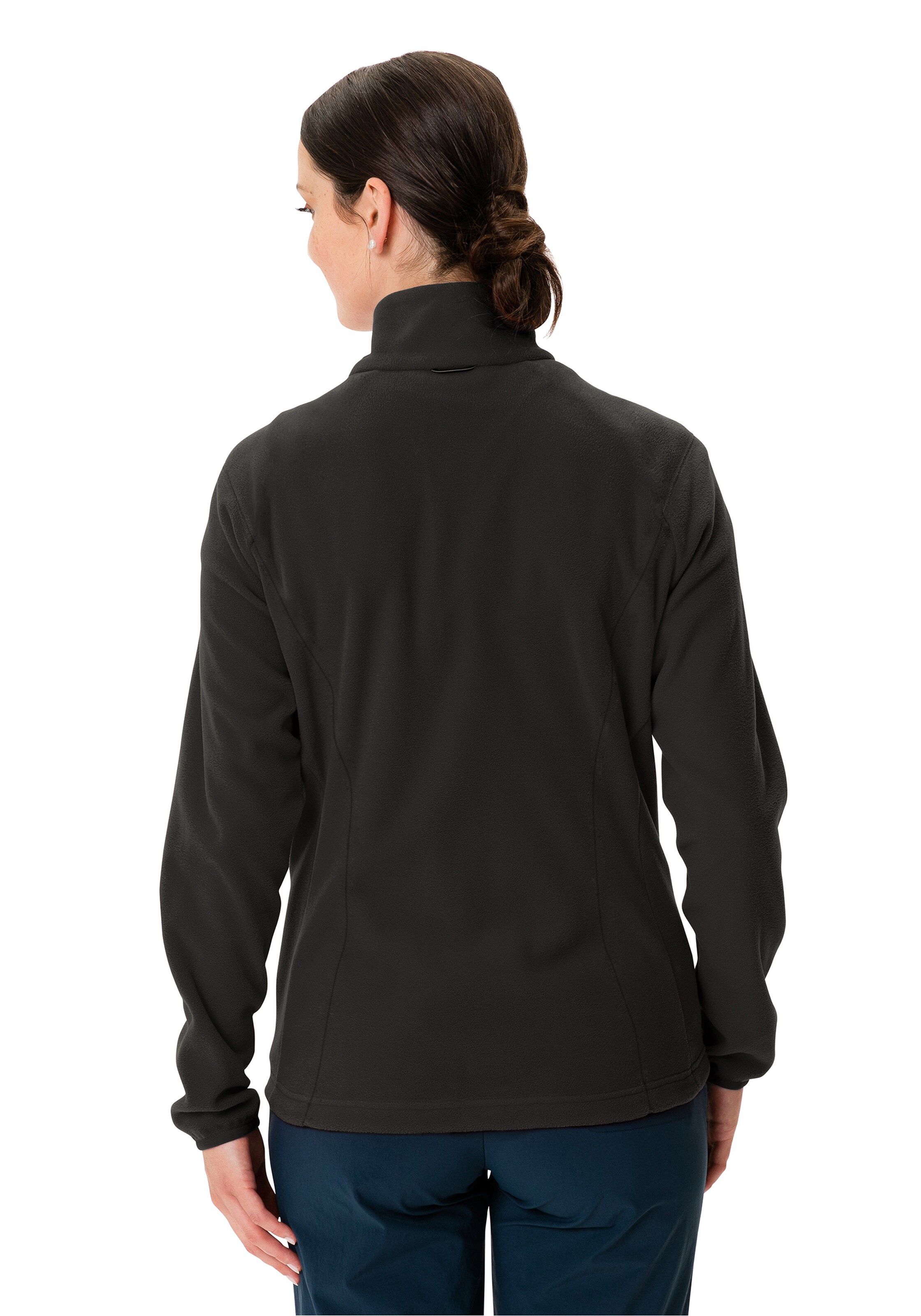 VAUDE Athletic Fleece Jacket in Black
