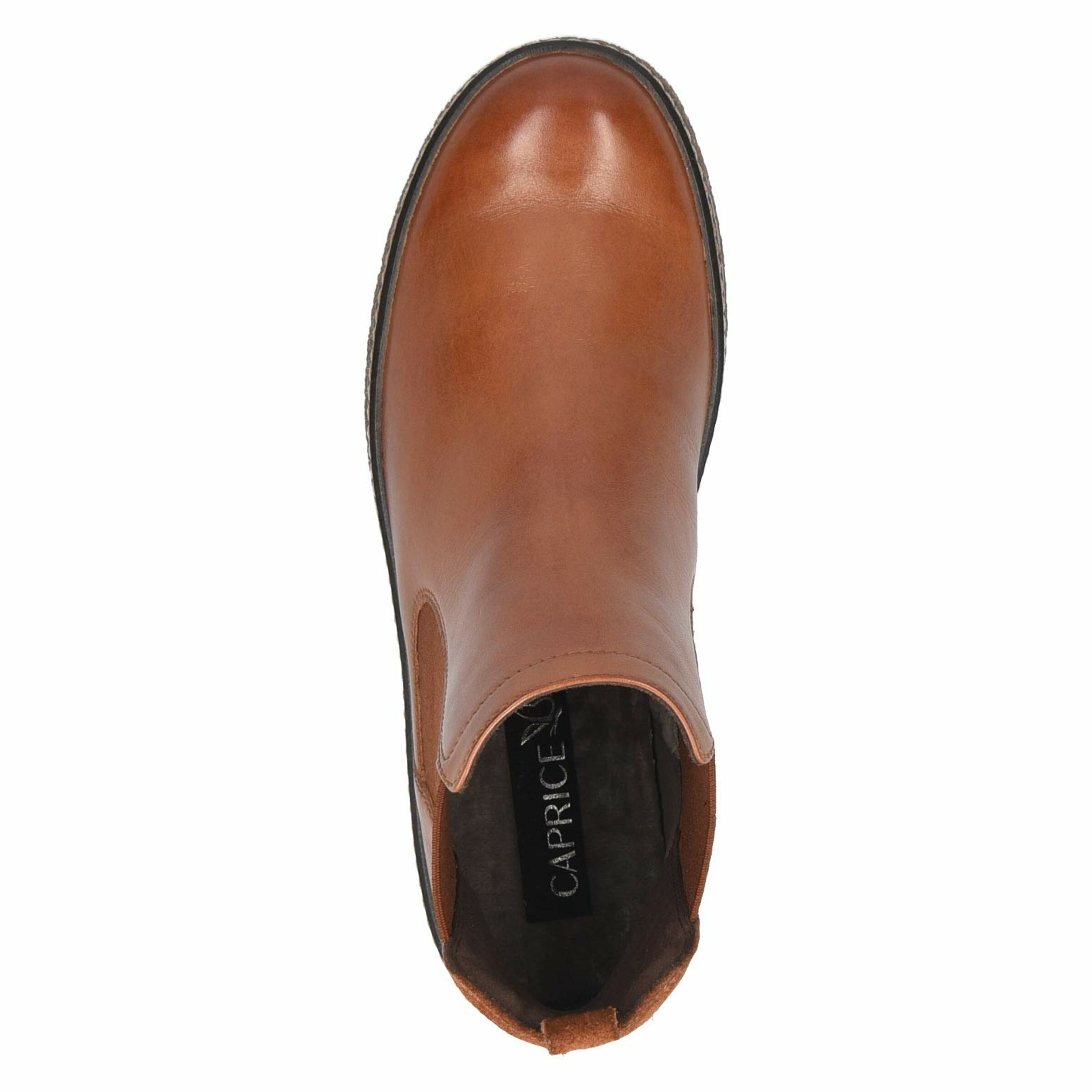 CAPRICE Chelsea boots in Bruin