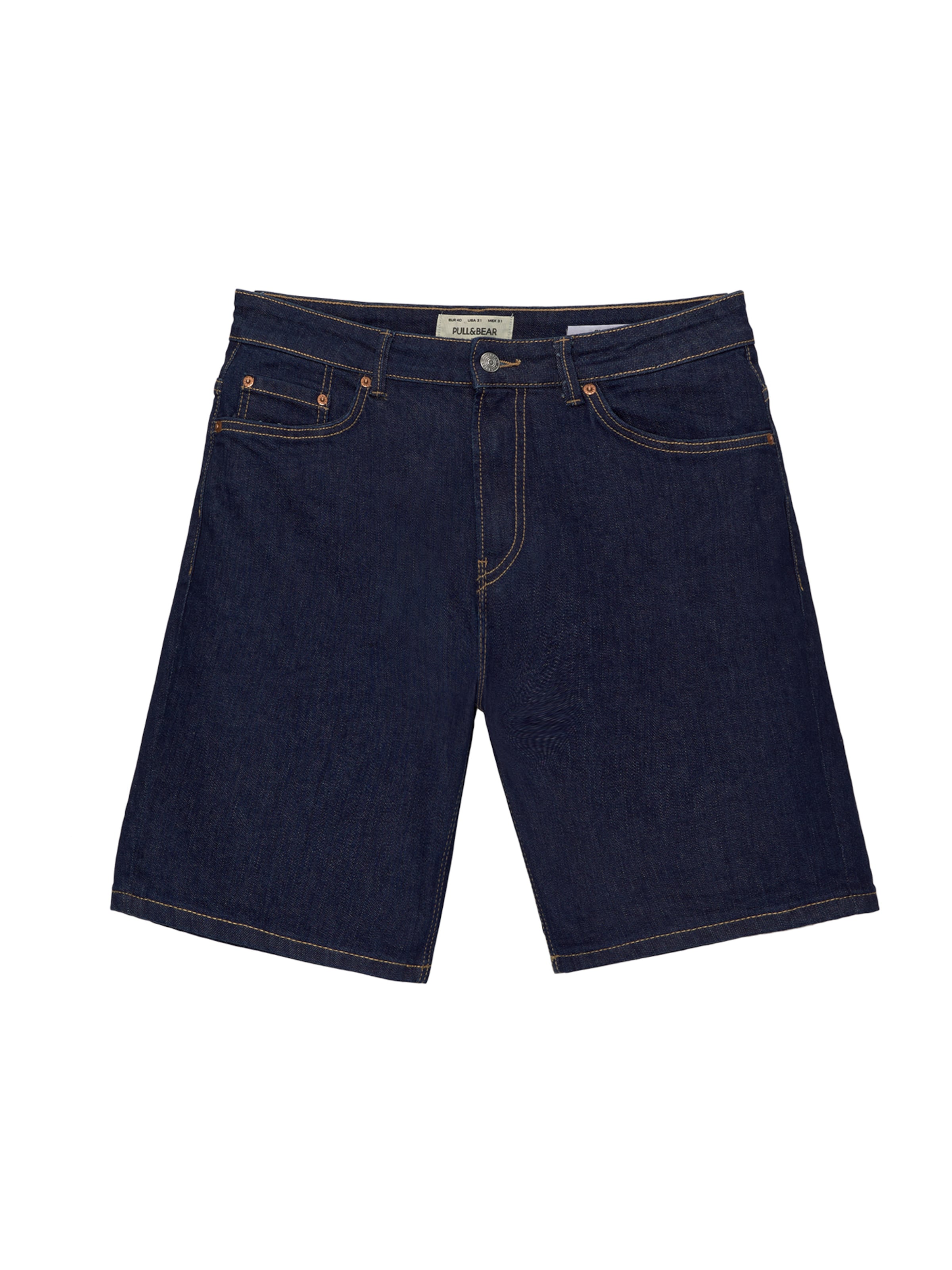 Pull&Bear Regular Jeans in Blauw: voorkant