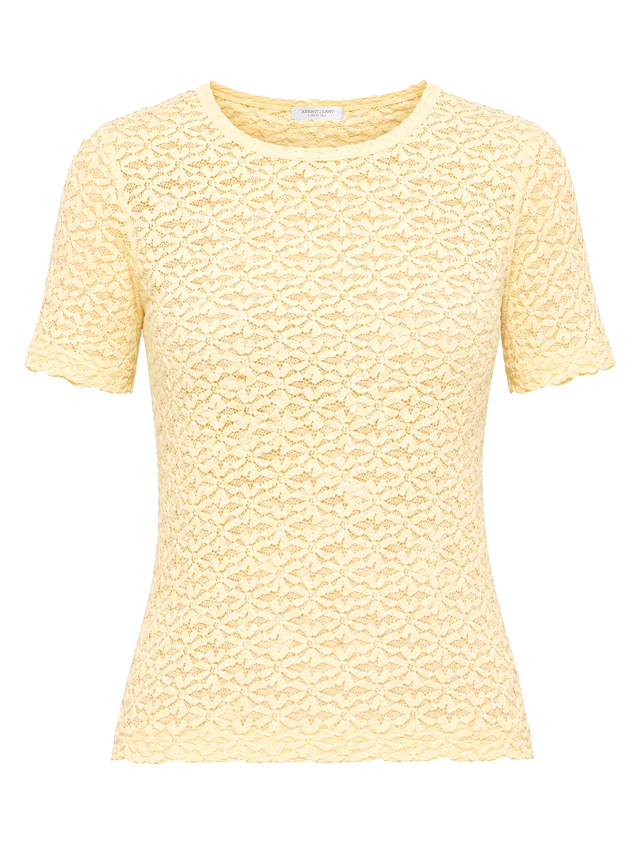 SASSYCLASSY Shirt‌‌‌‌‌‌‌‌ in Gelb: Vorderseite