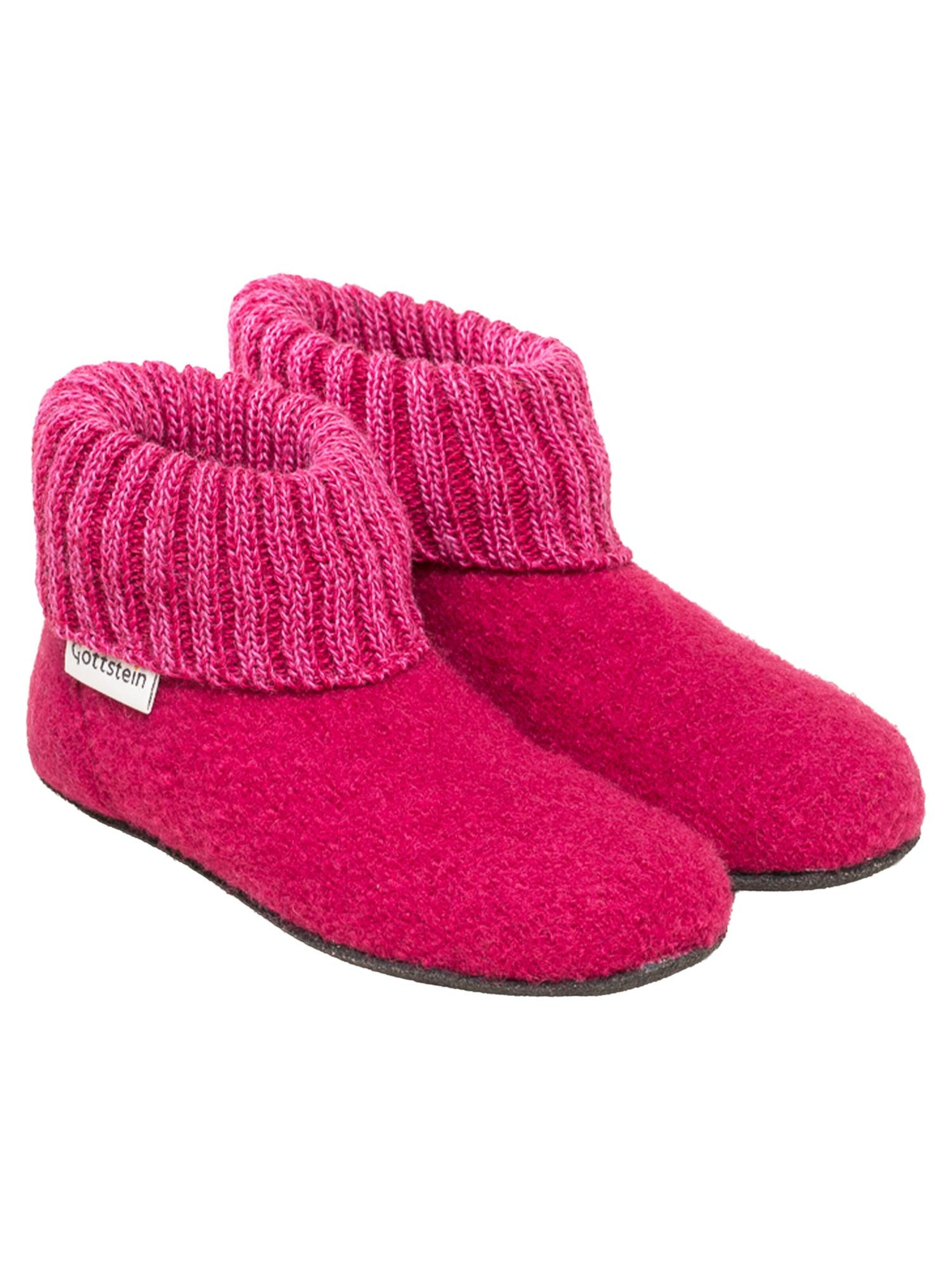 Gottstein Slippers 'Alpine Boot FE' in Pink