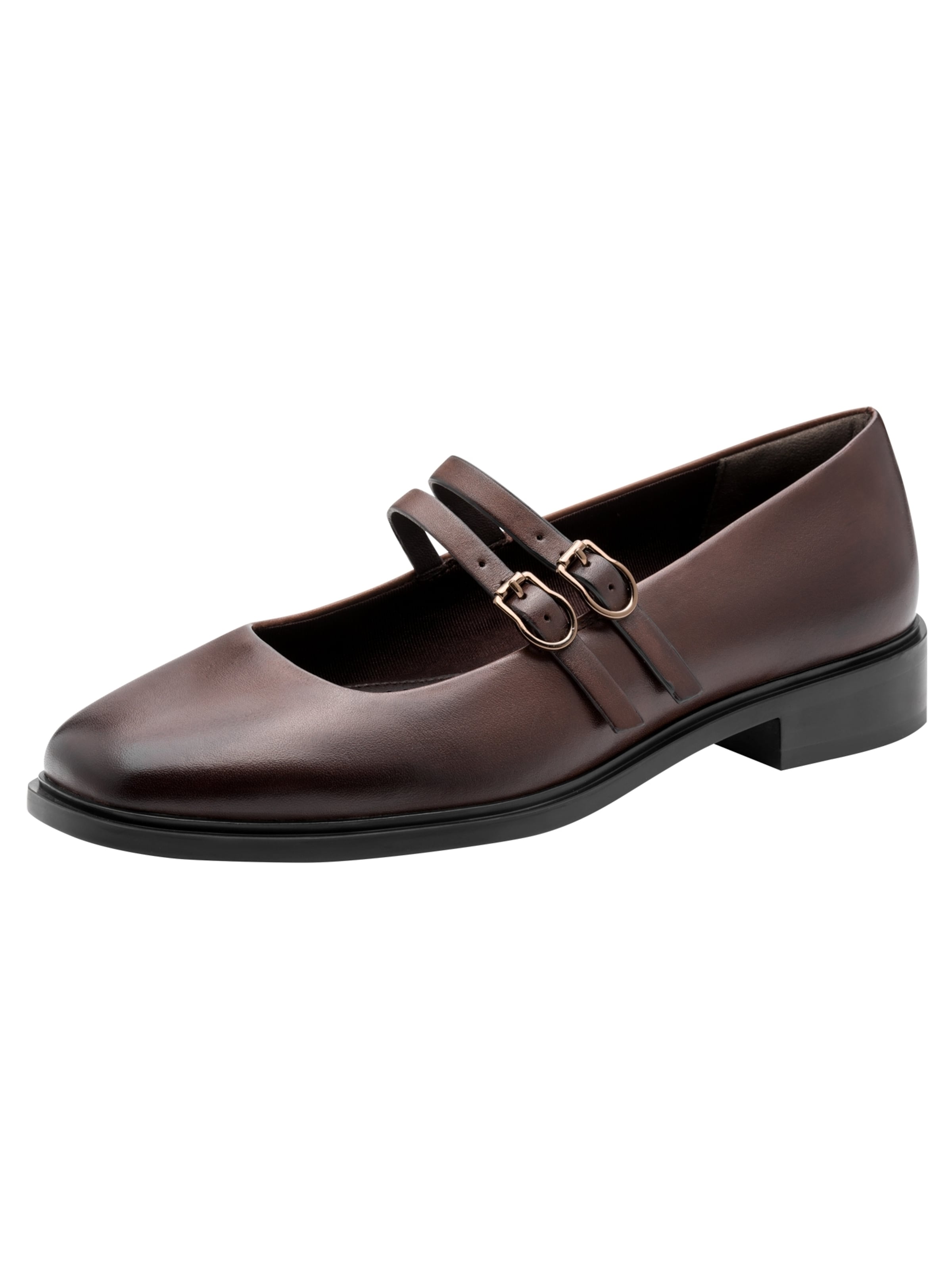 Tamaris Strap ballerina in 36 in Brown, Item view
