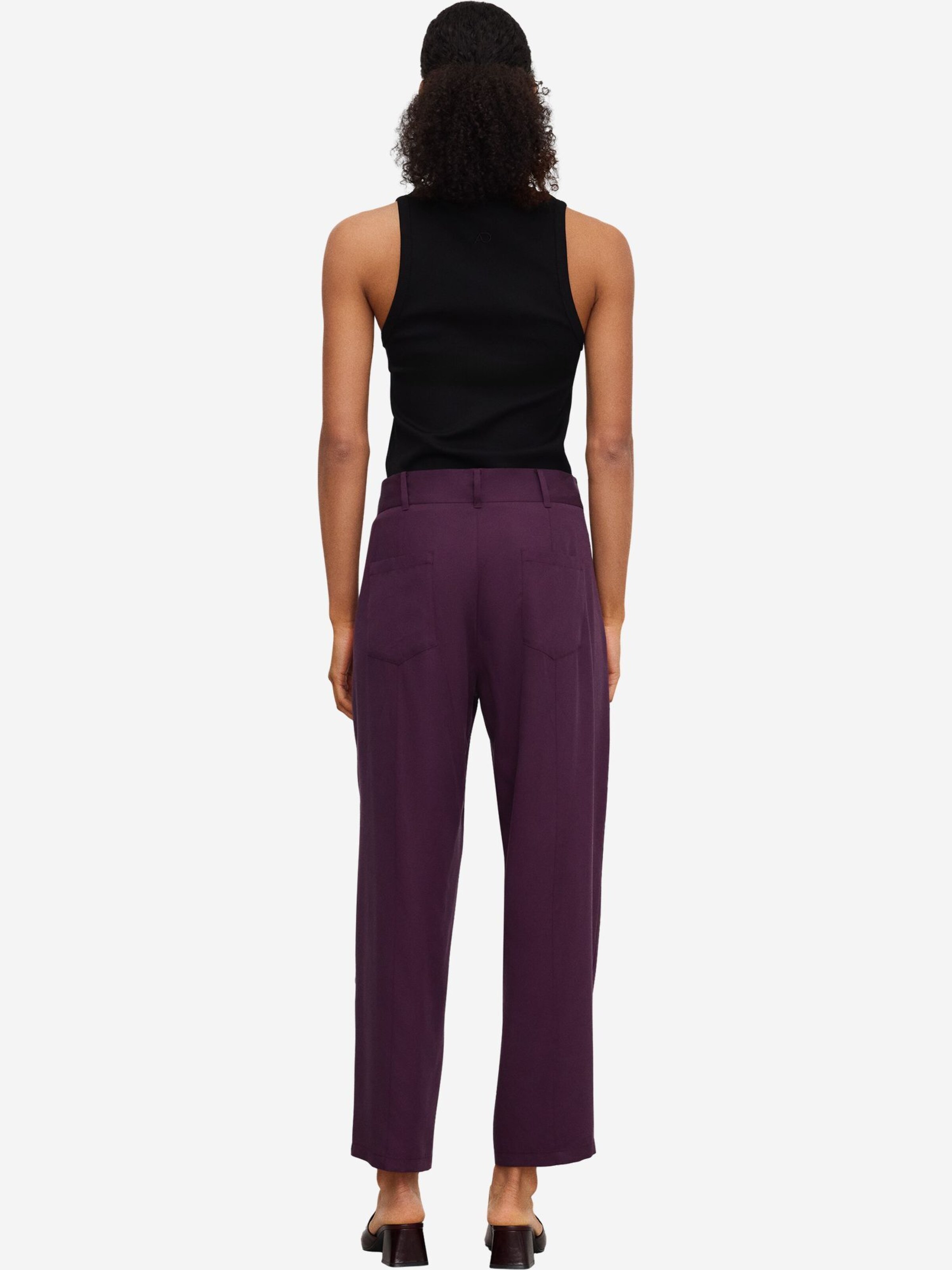 Regular Pantalon Adolfo Dominguez en violet