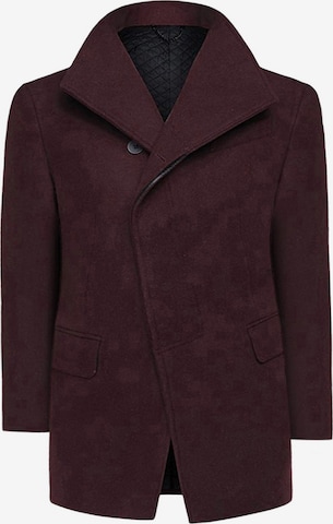 YOUTHUP Winter Coat in Red: front