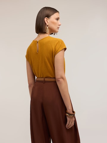 MOTIVI Shirt in Geel