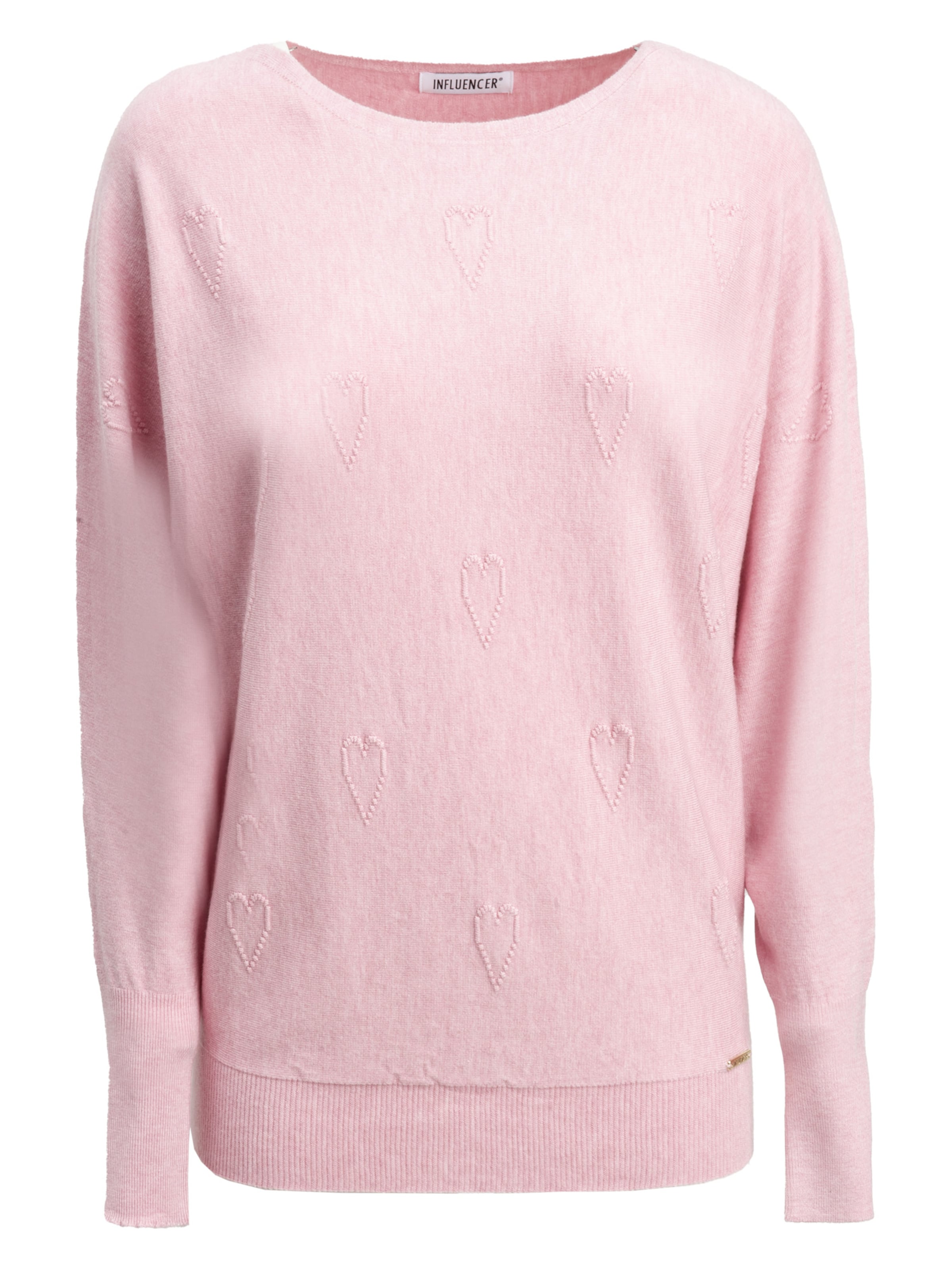 Pullover di Influencer in rosa: frontale