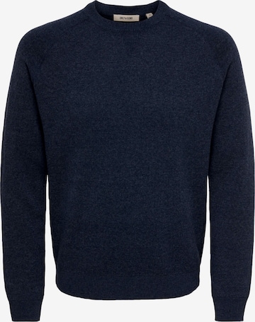 Pullover 'ONSVILLAS' di Only & Sons in blu: frontale