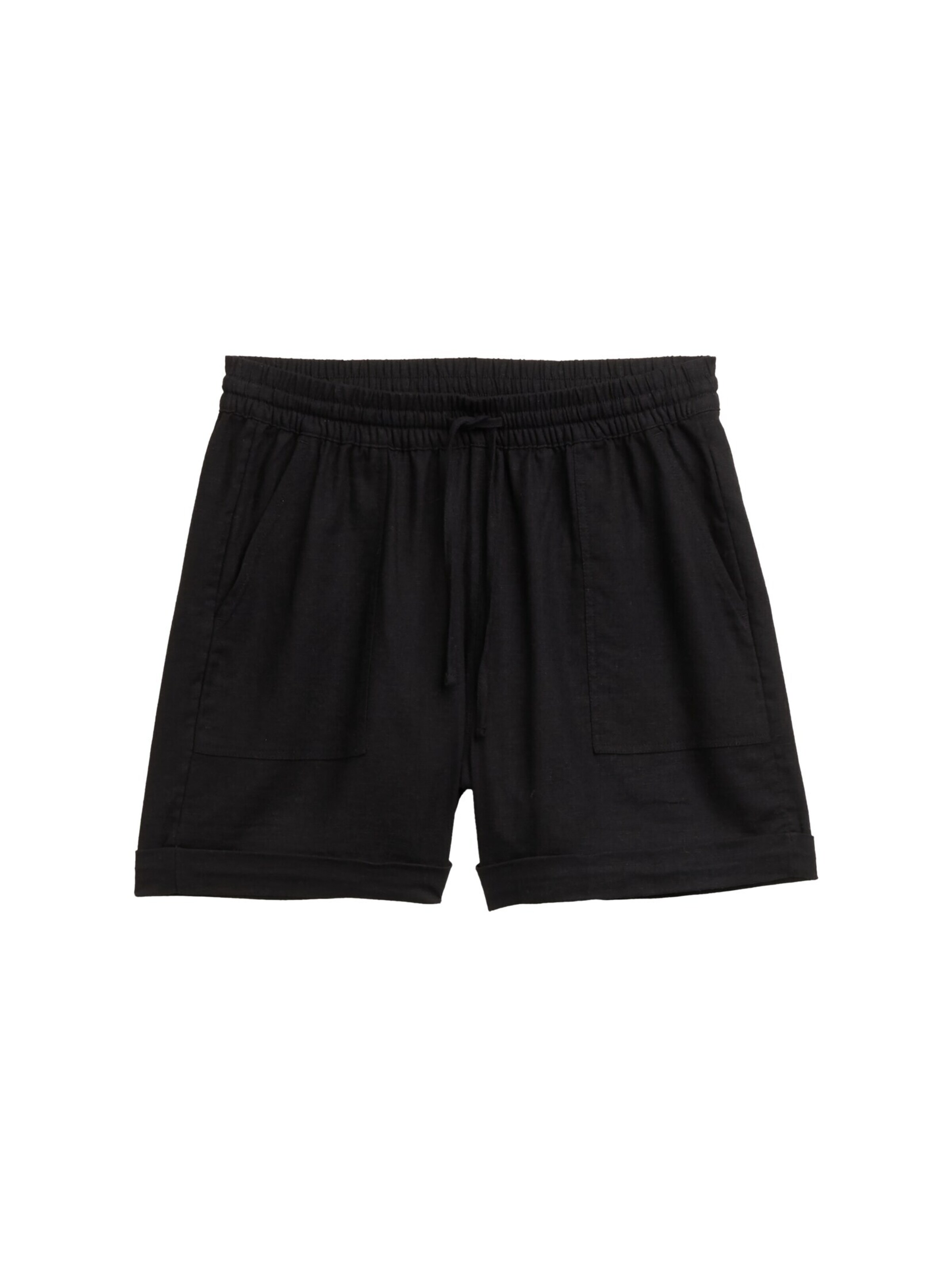 TOM TAILOR DENIM Broek in Zwart: voorkant