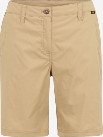 JACK WOLFSKIN Regular Funktionsshorts 'Dessert' in Beige: predná strana