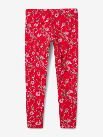 Desigual - Skinny Leggings en rojo