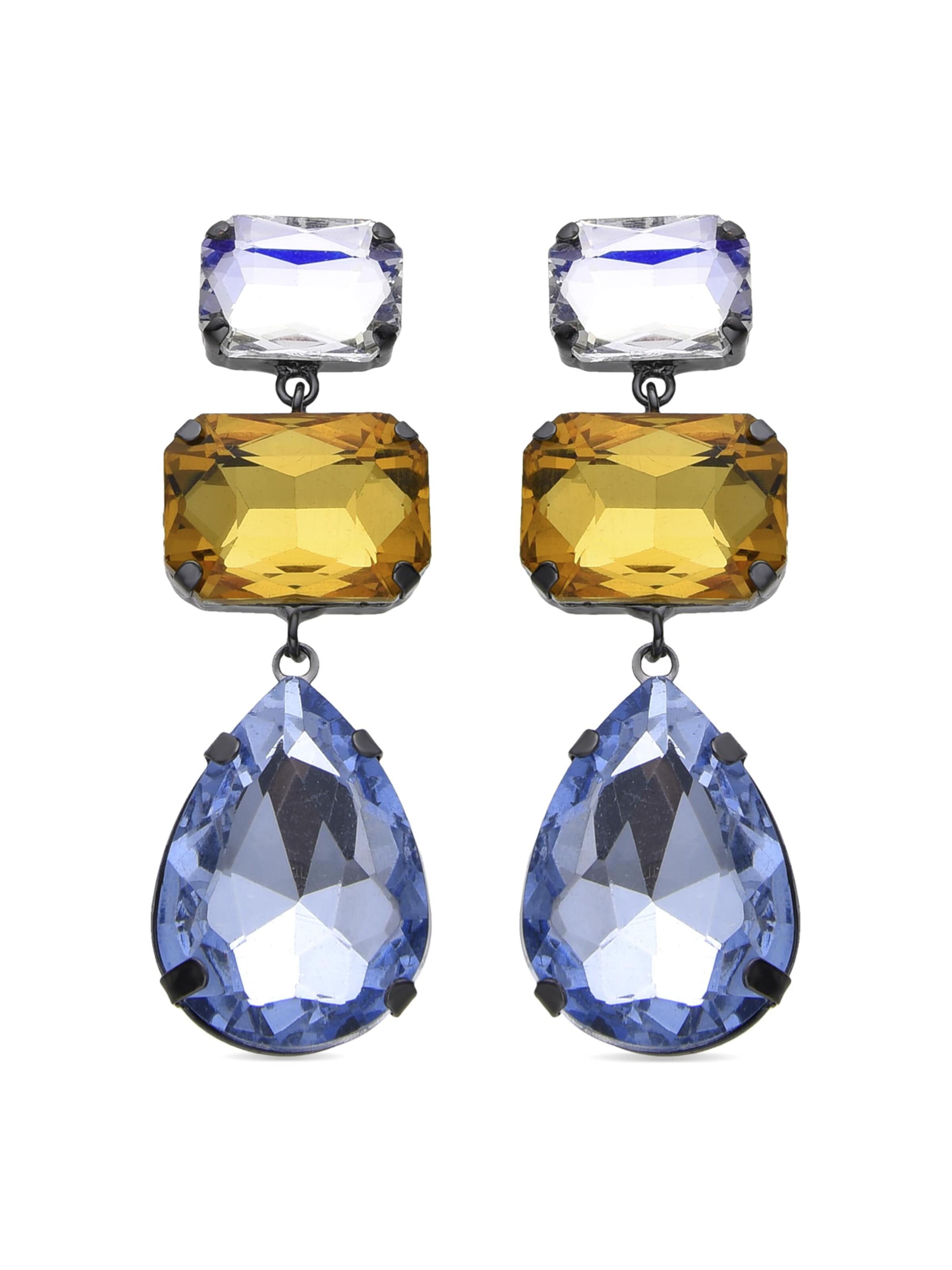 Boucles d'oreilles 'Ifar' Luxenter en mélange de couleurs : devant