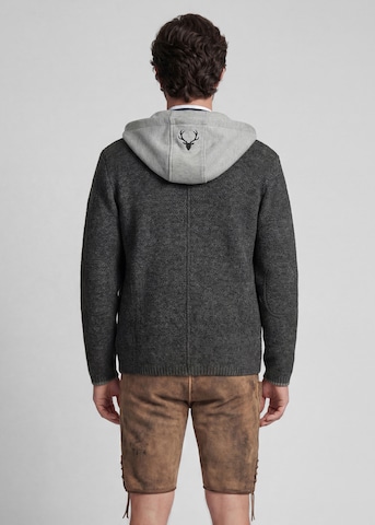 SPIETH & WENSKY Trachtenjacke Strickjacke 'Echo' in Grau