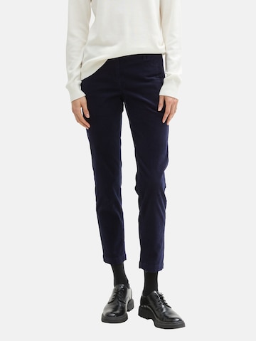 TOM TAILOR Slim fit Pants in Blue: front