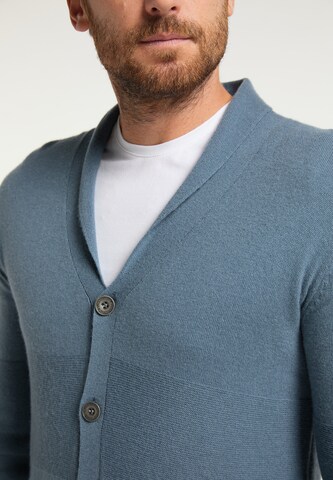 DreiMaster Klassik Gebreid vest in Blauw