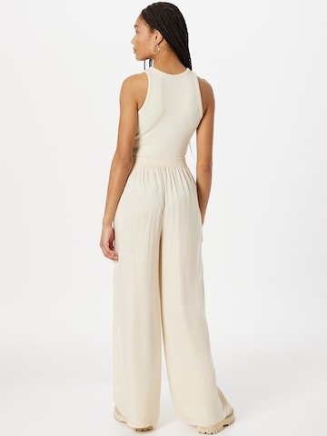 Nasty Gal Wide Leg Hose in Beige