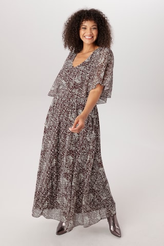 Aniston Evening Dress in Brown: front