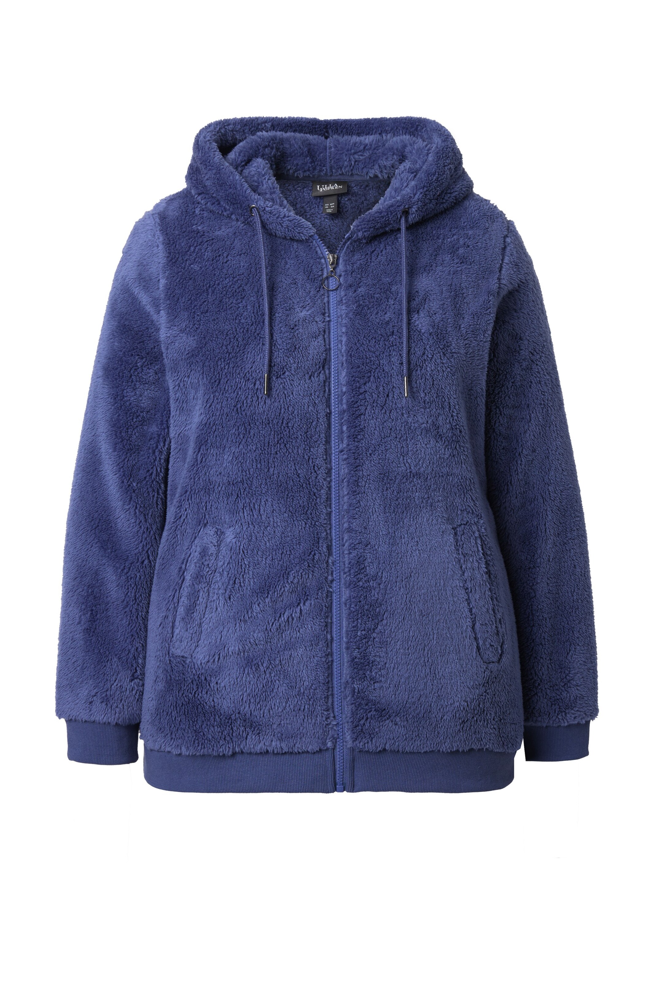 Ulla Popken Sweat jacket in Blue: front