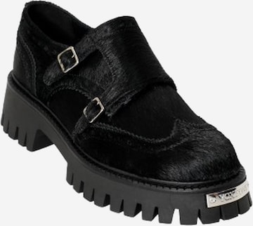 Yoxeone - Mocasines 'MONK WILD' en negro: frente