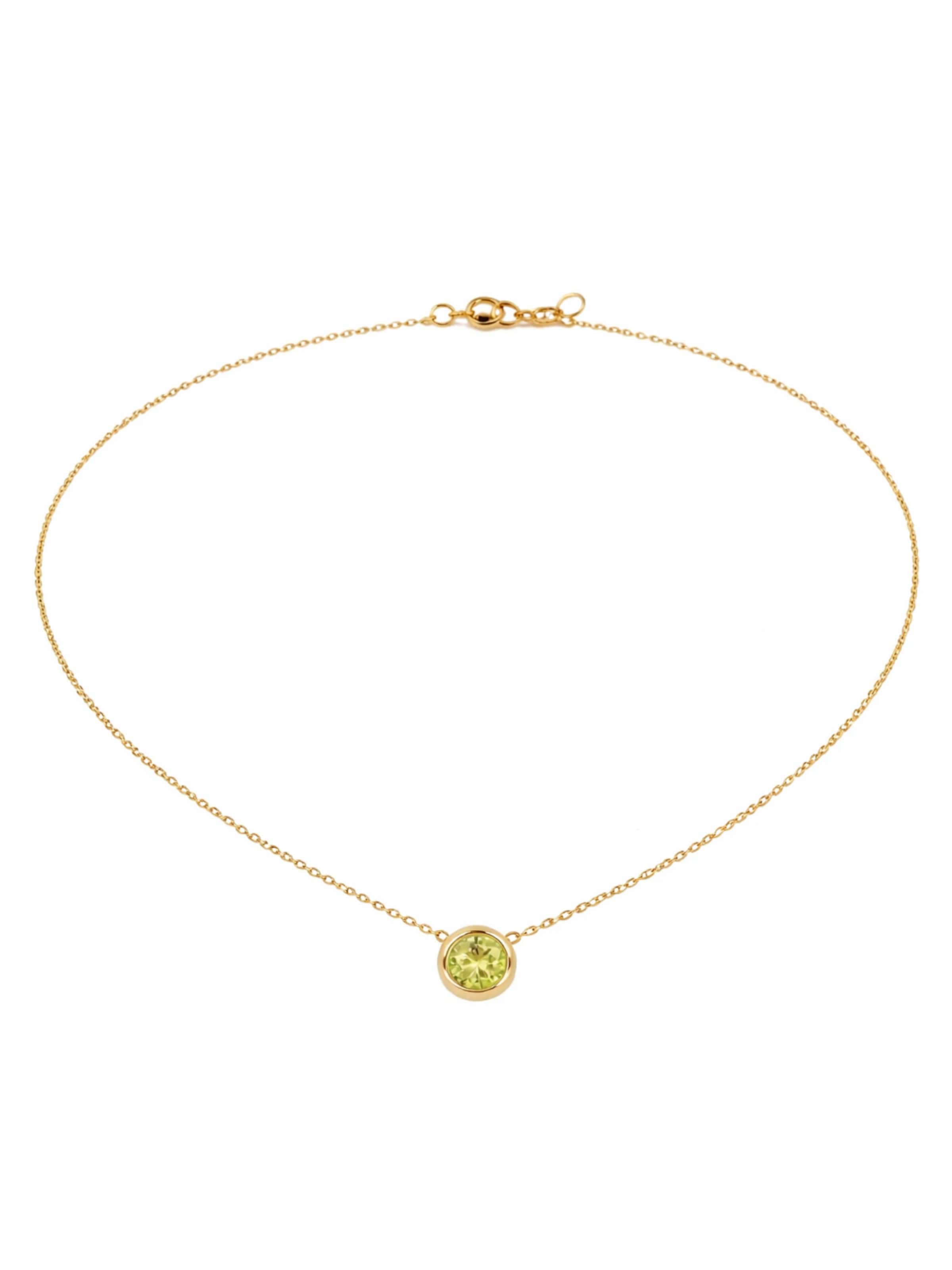 Pure Schmuck Necklace in Yellow: front