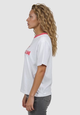 Kleinigkeit - Camisa 'Free Ice Cream' em branco