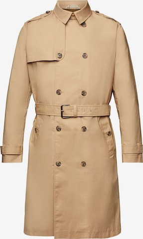 ESPRIT Between-Seasons Coat in Beige: front