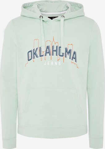 Oklahoma Jeans Sweatshirt in Grün: predná strana