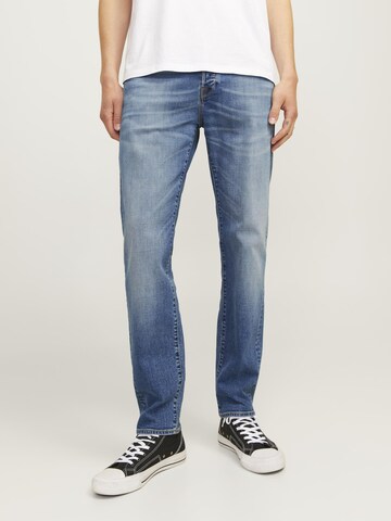 JACK & JONES Regular Jeans 'JJIMike JJFox' in Blauw: voorkant