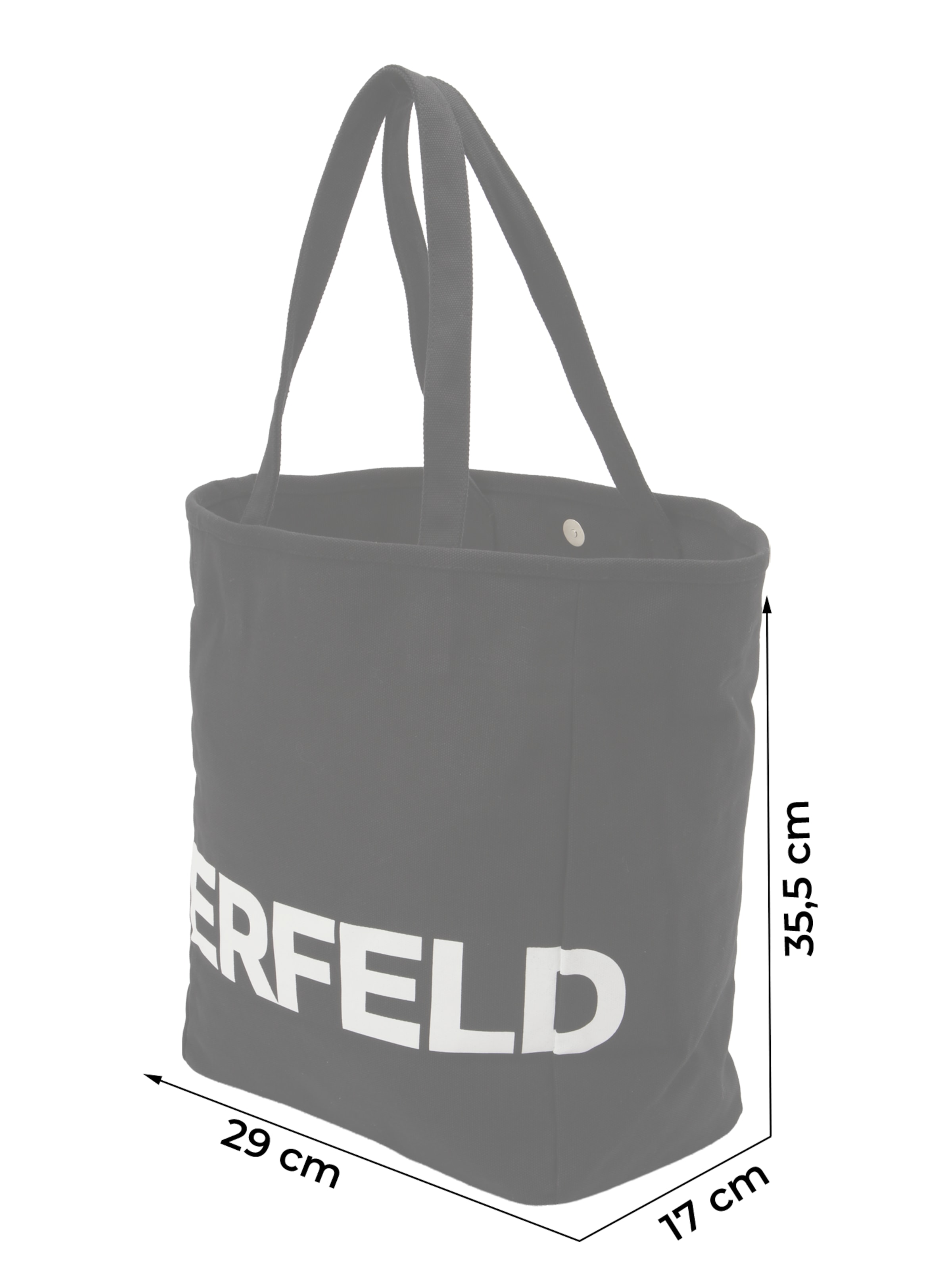 Karl Lagerfeld Шоппер 'ESSENTIAL' в Черный