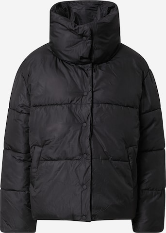 Neo Noir Winter Jacket 'Sianna' in Black: front