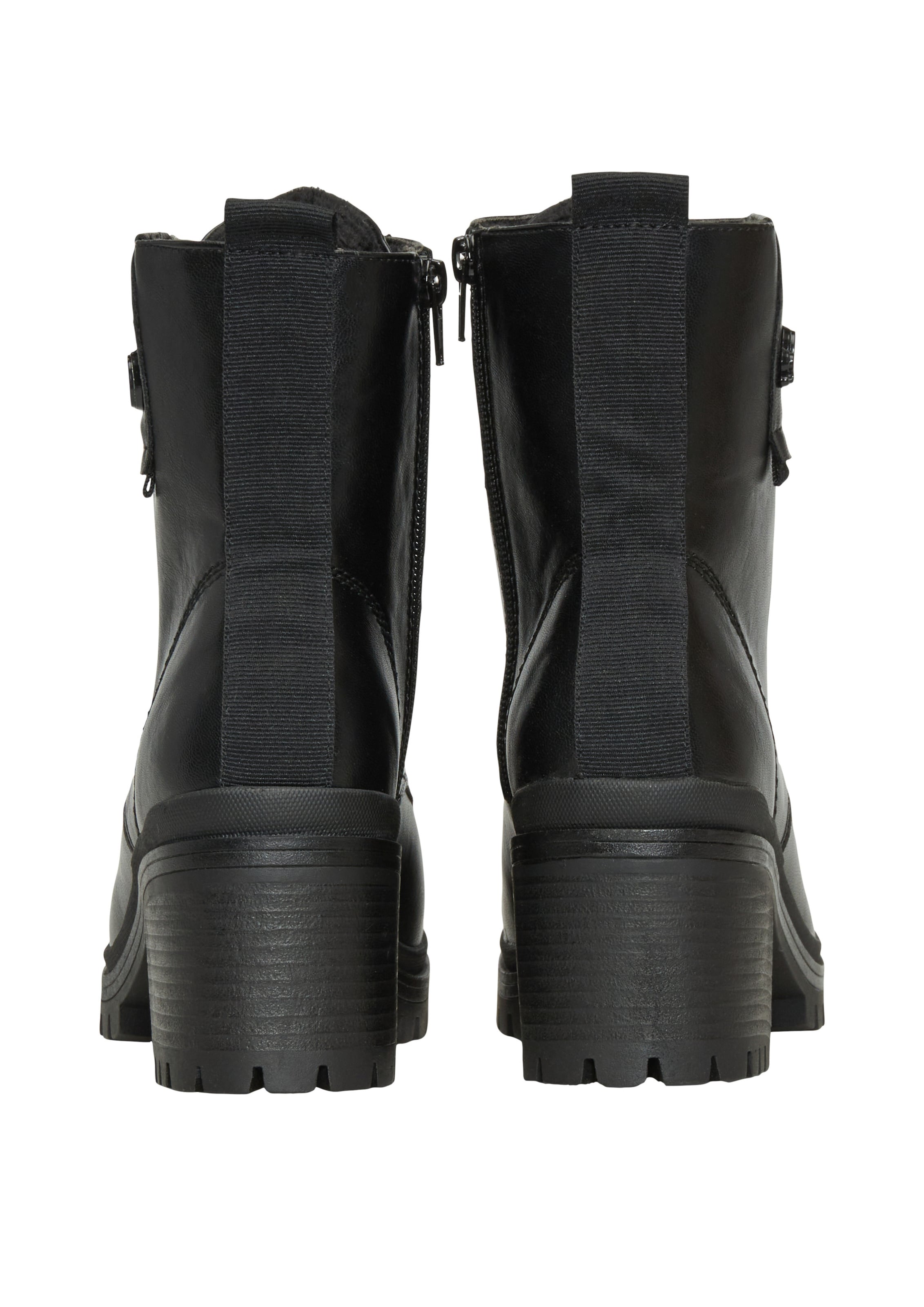 Bottes s.Oliver en noir : derrière
