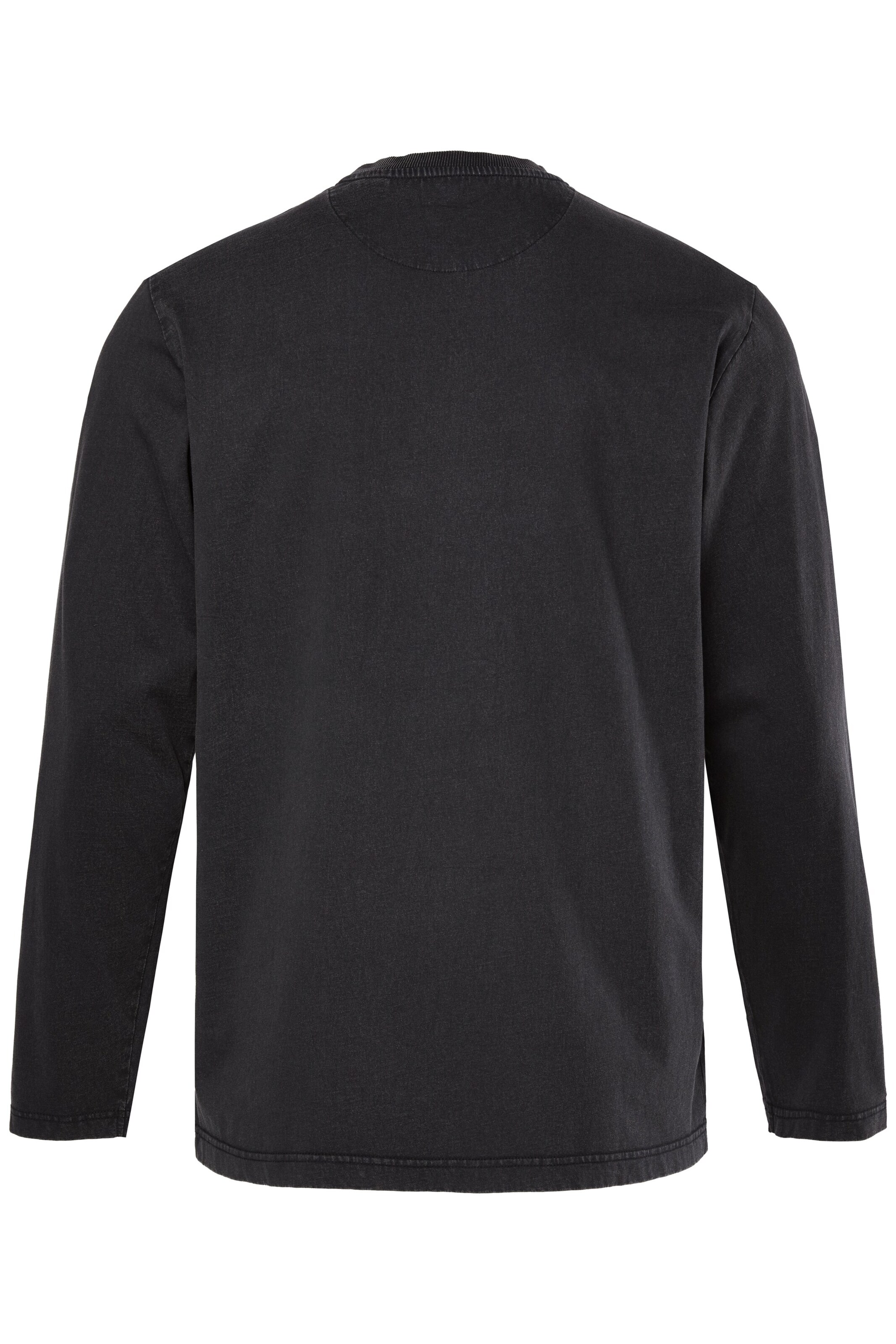 Men Plus Shirt in Zwart
