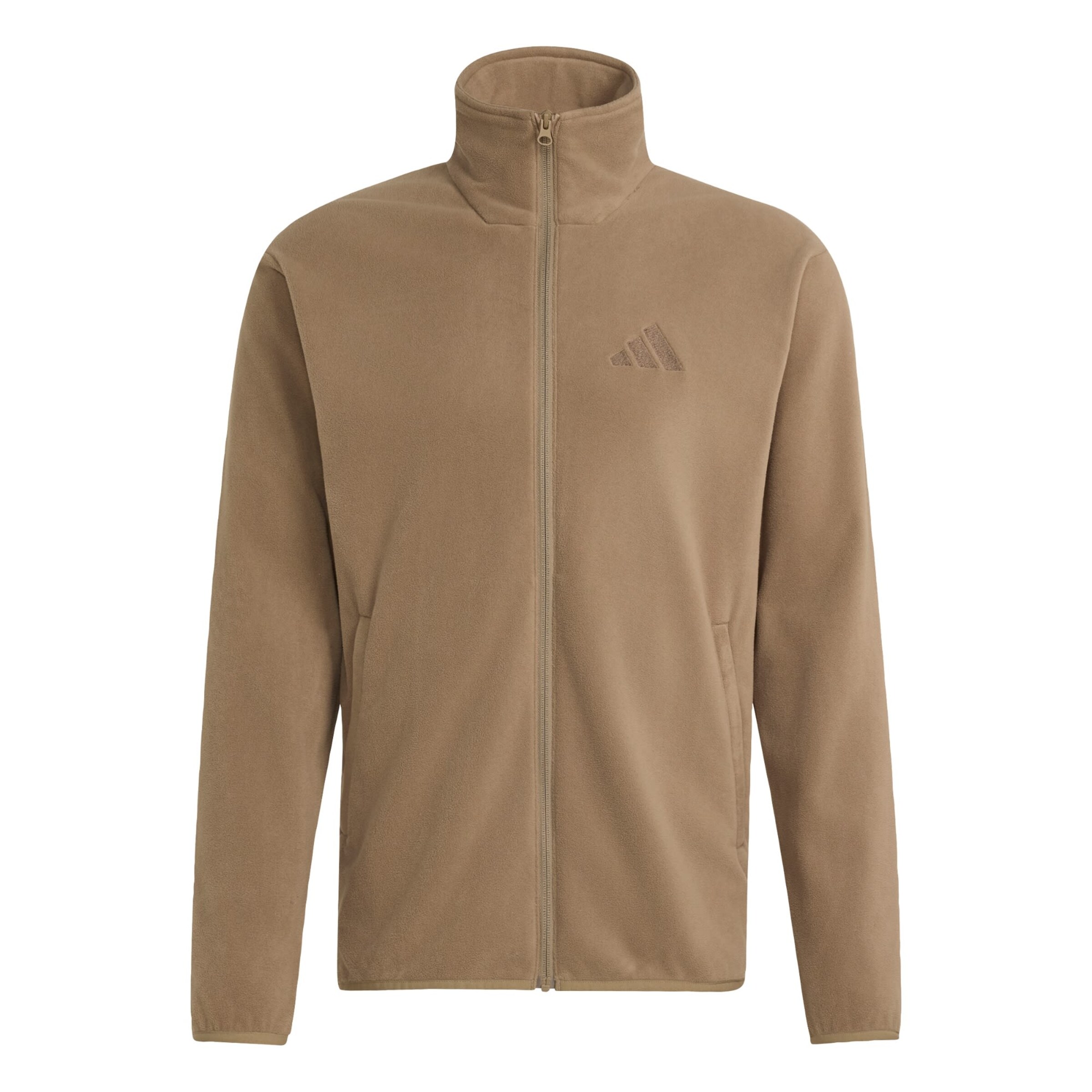 ADIDAS TERREX Athletic Fleece Jacket 'Essentials' in Green: front