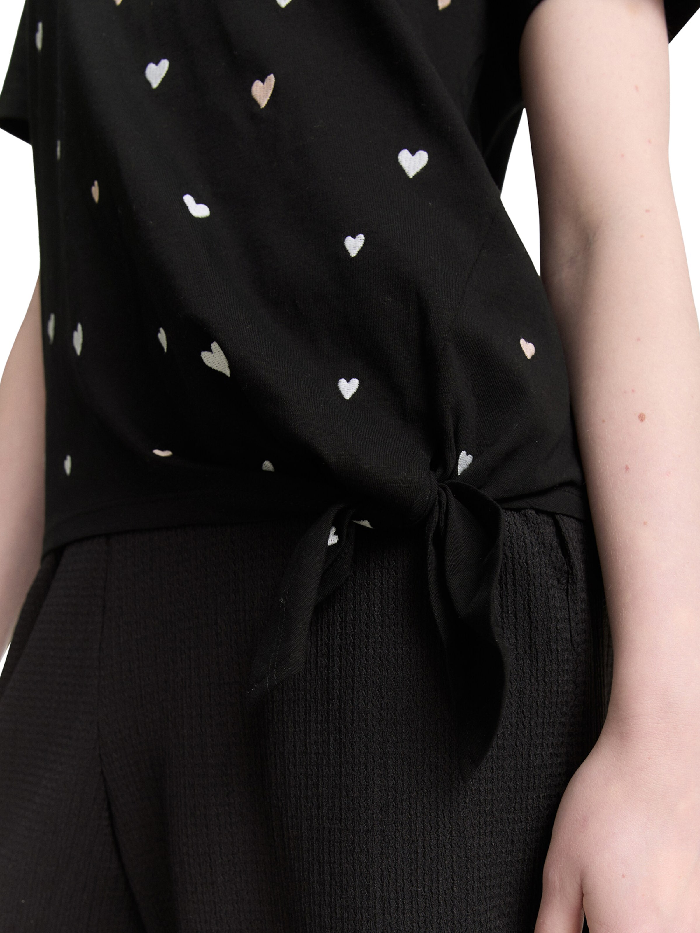 TOM TAILOR Shirt in Black