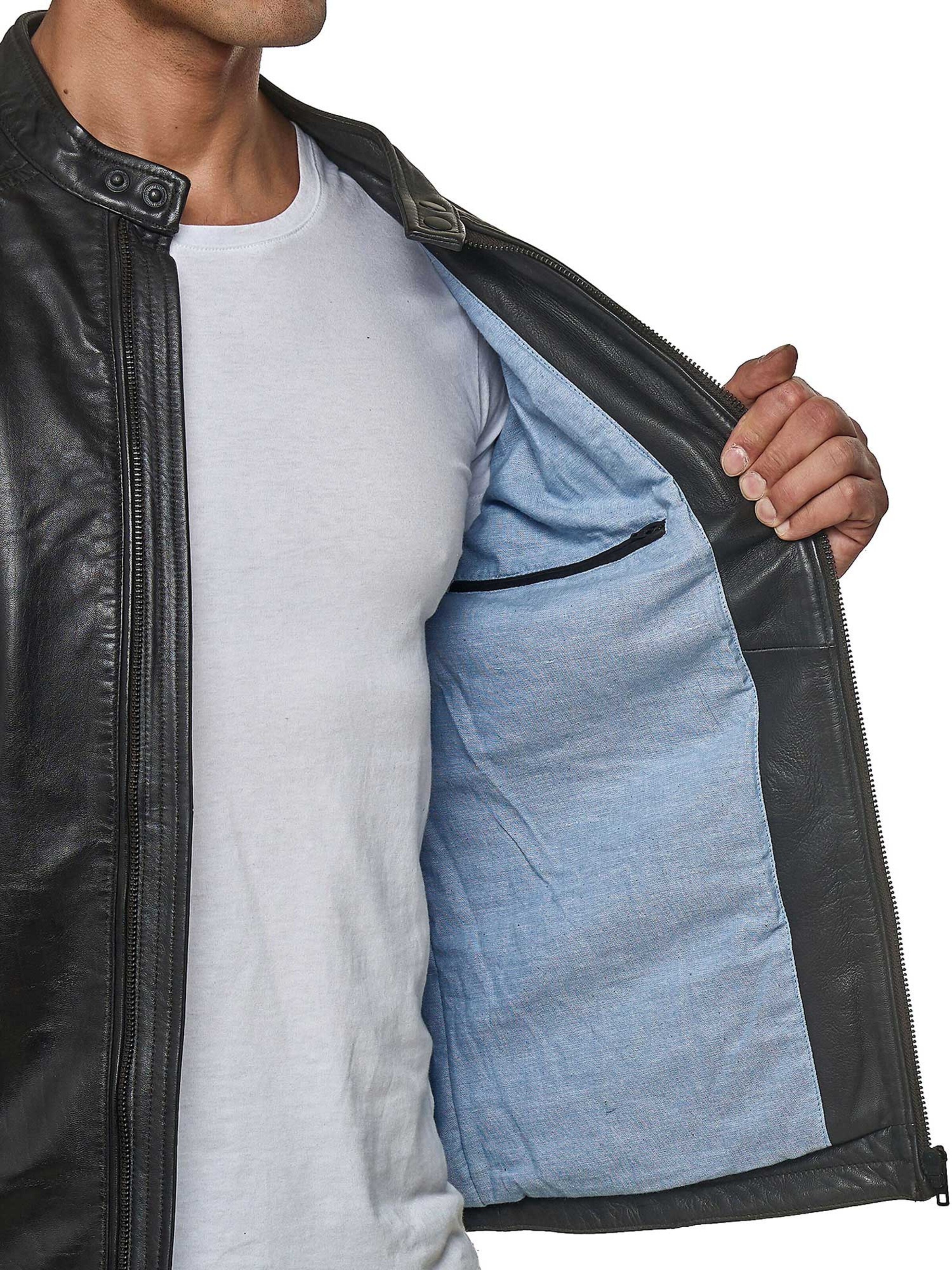 Tazzio Between-Season Jacket '19707' in Black