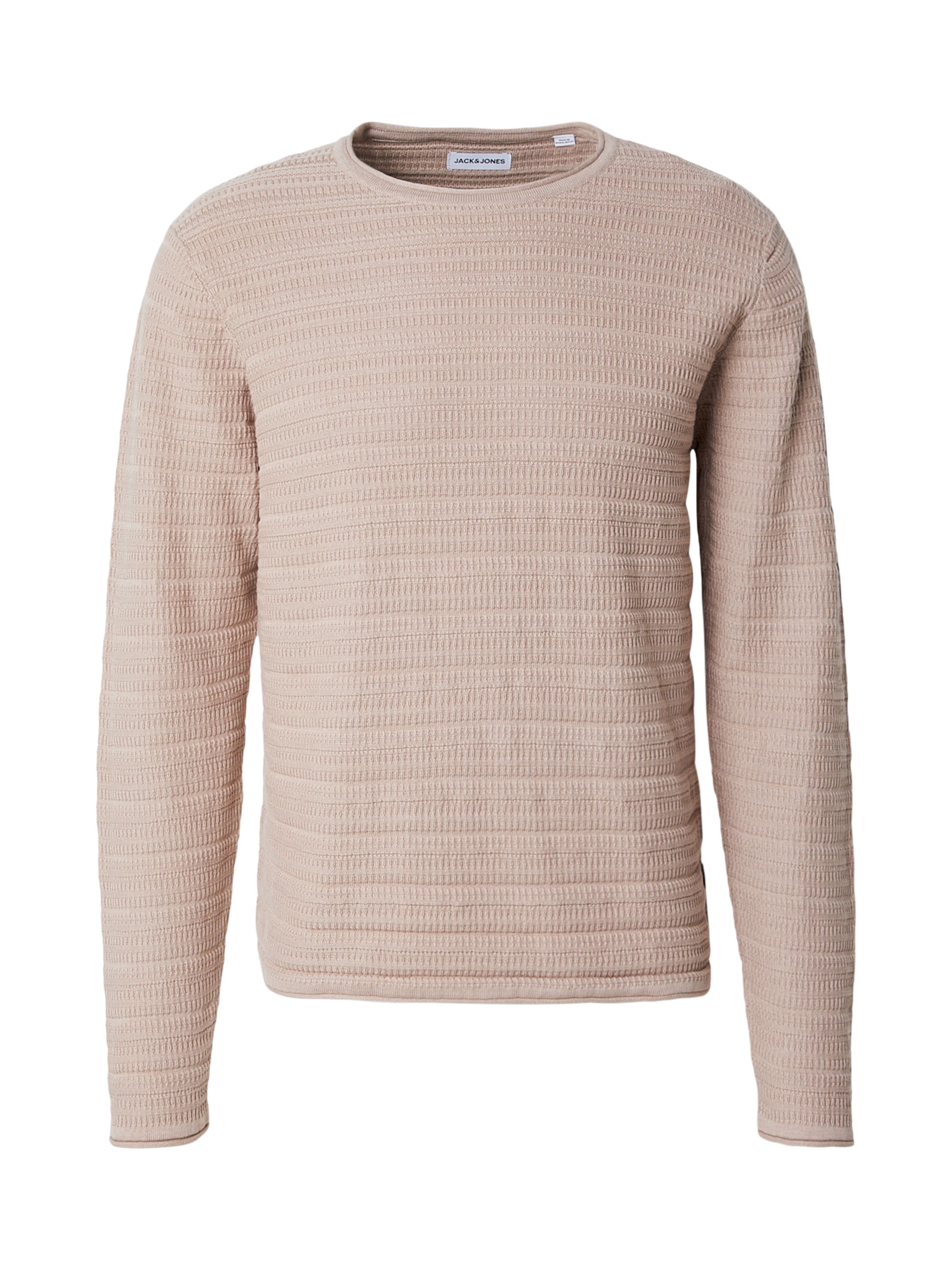 JACK & JONES Sweter 'JJDUKE' w kolorze szary: przód