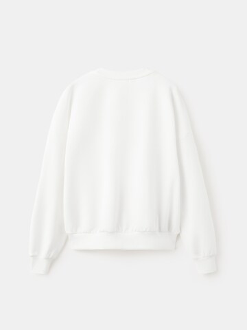 MANGO KIDS Суичър 'Pdchill' в бяло