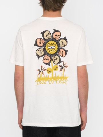 T-Shirt 'FLOWER BUDZ' Volcom en blanc