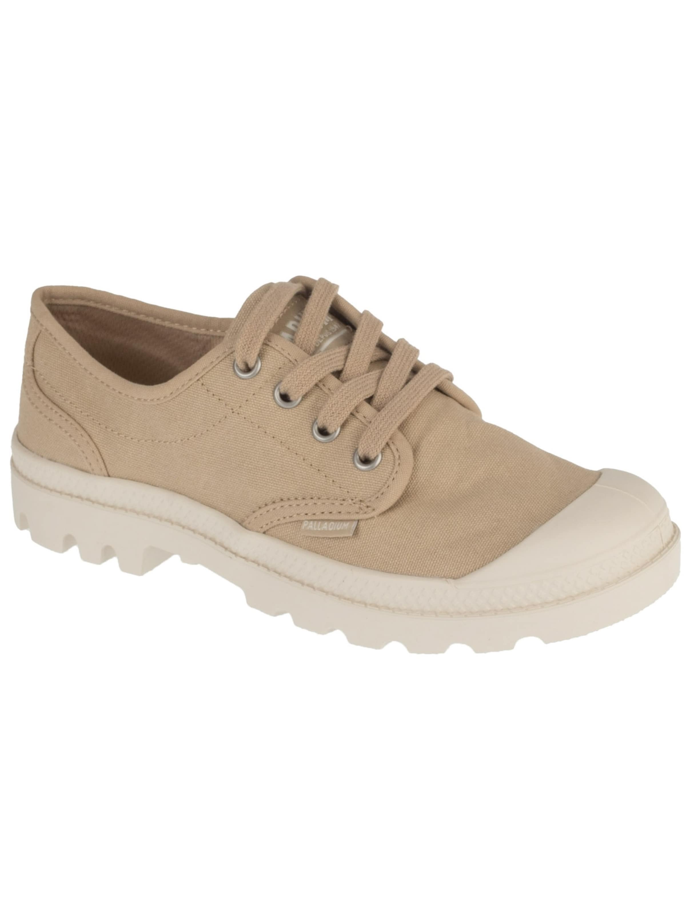Palladium Lace-Up Shoes 'Pampa Oxford' in Beige: front
