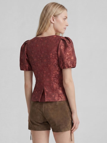 Blouse folklorique 'Kedri' SPIETH & WENSKY en rouge