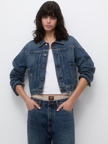 Pull&Bear Tussenjas in Blauw: voorkant