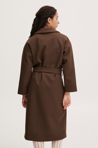 ICHI Between-Seasons Coat 'JANNET' in Brown