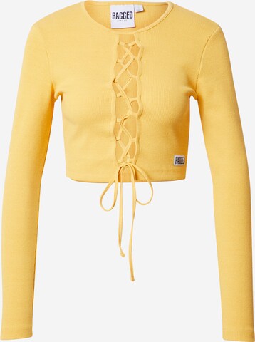 The Ragged Priest Shirt 'LACY' in Yellow: front