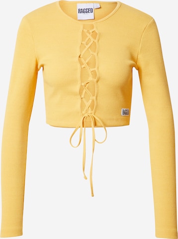 T-shirt 'LACY' The Ragged Priest en jaune : devant