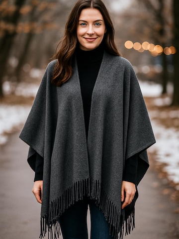 COLLEZIONE ALESSANDRO Cape 'Italia' in Grey