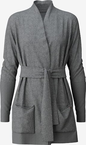 CALIDA Strickjacke 'The Cosy Collection' in Grau: Vorderseite